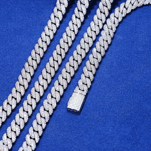 Collier & Bracelet Maille Royale – Finition Or 18K & Argent Rhodié