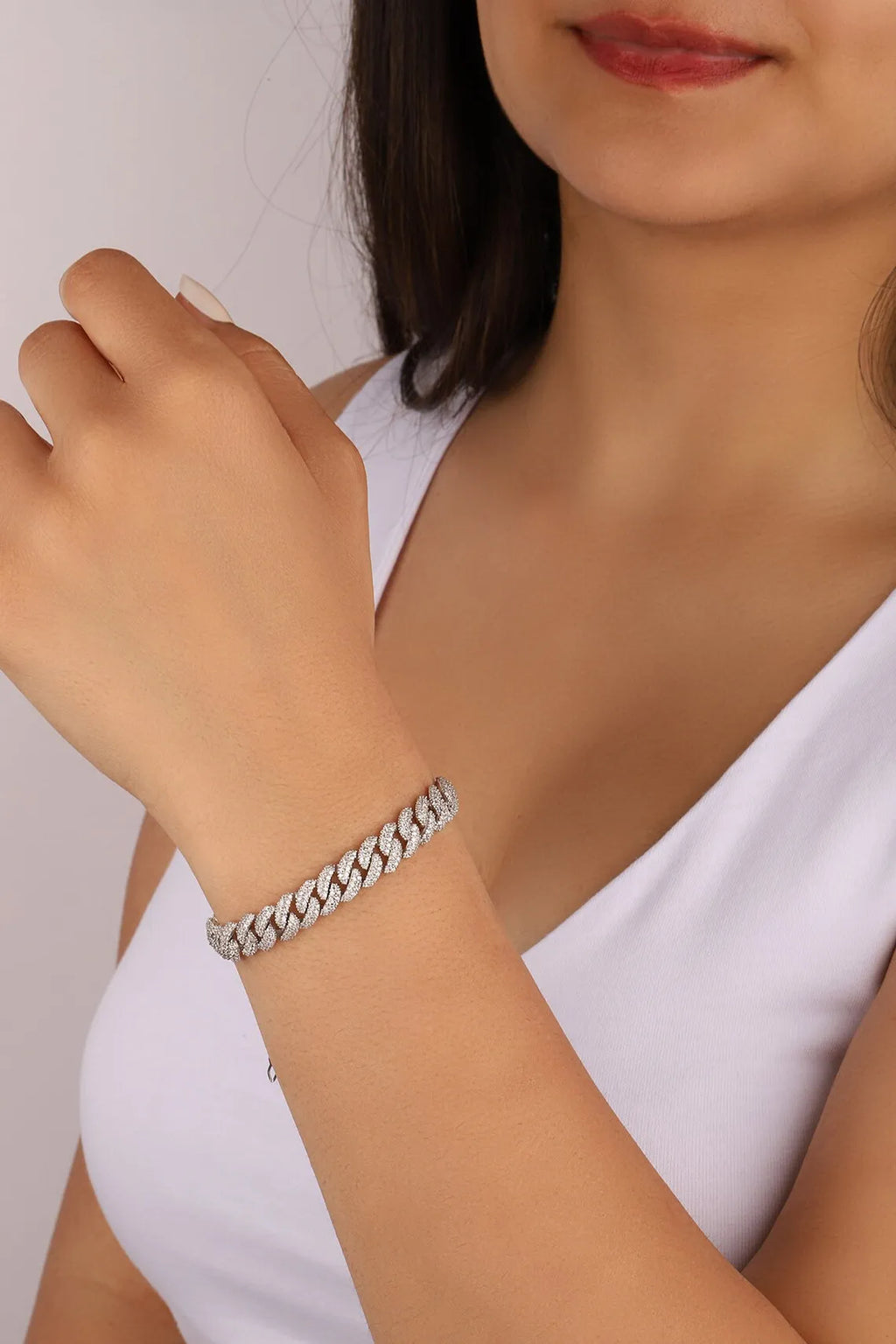Collier & Bracelet Maille Royale – Finition Or 18K & Argent Rhodié