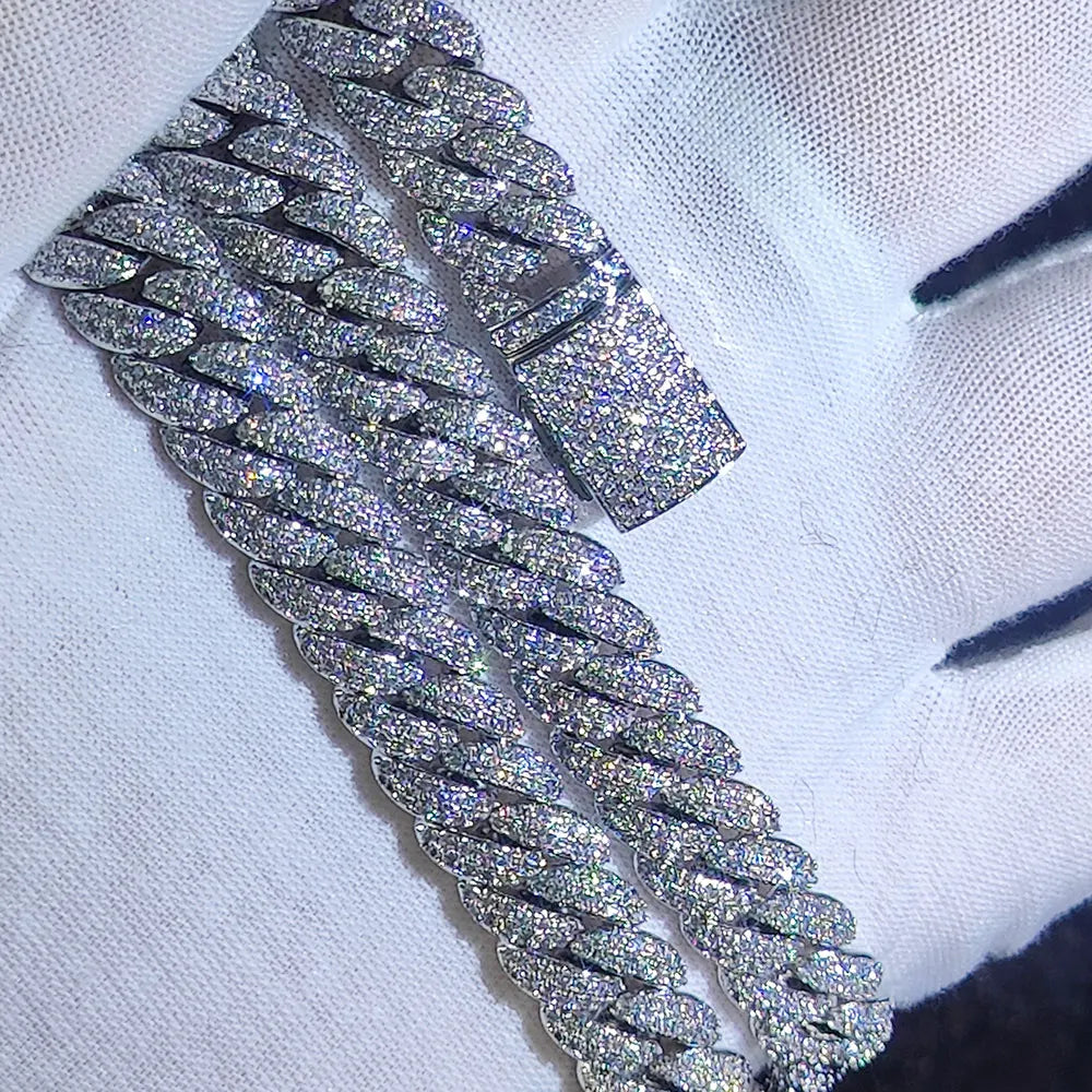 Collier & Bracelet Maille Royale – Finition Or 18K & Argent Rhodié