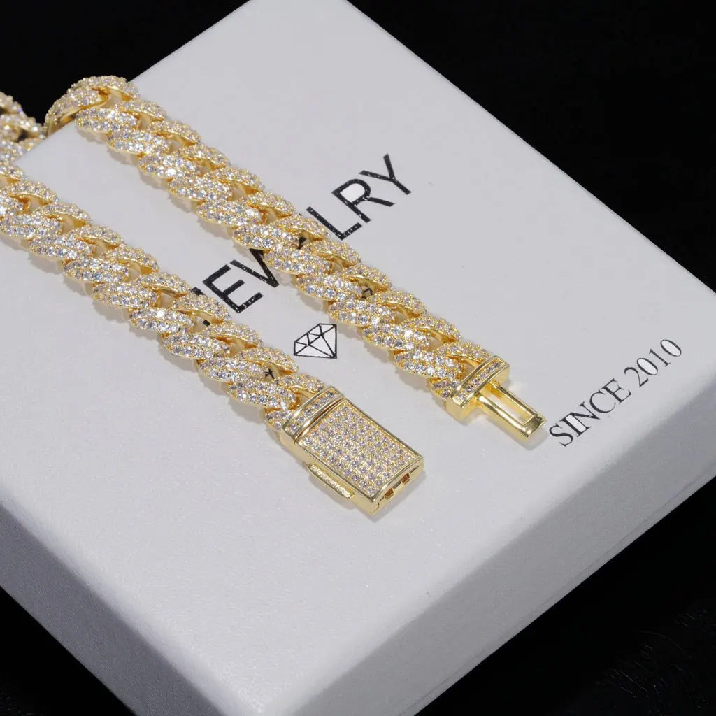 Collier & Bracelet Maille Royale – Finition Or 18K & Argent Rhodié