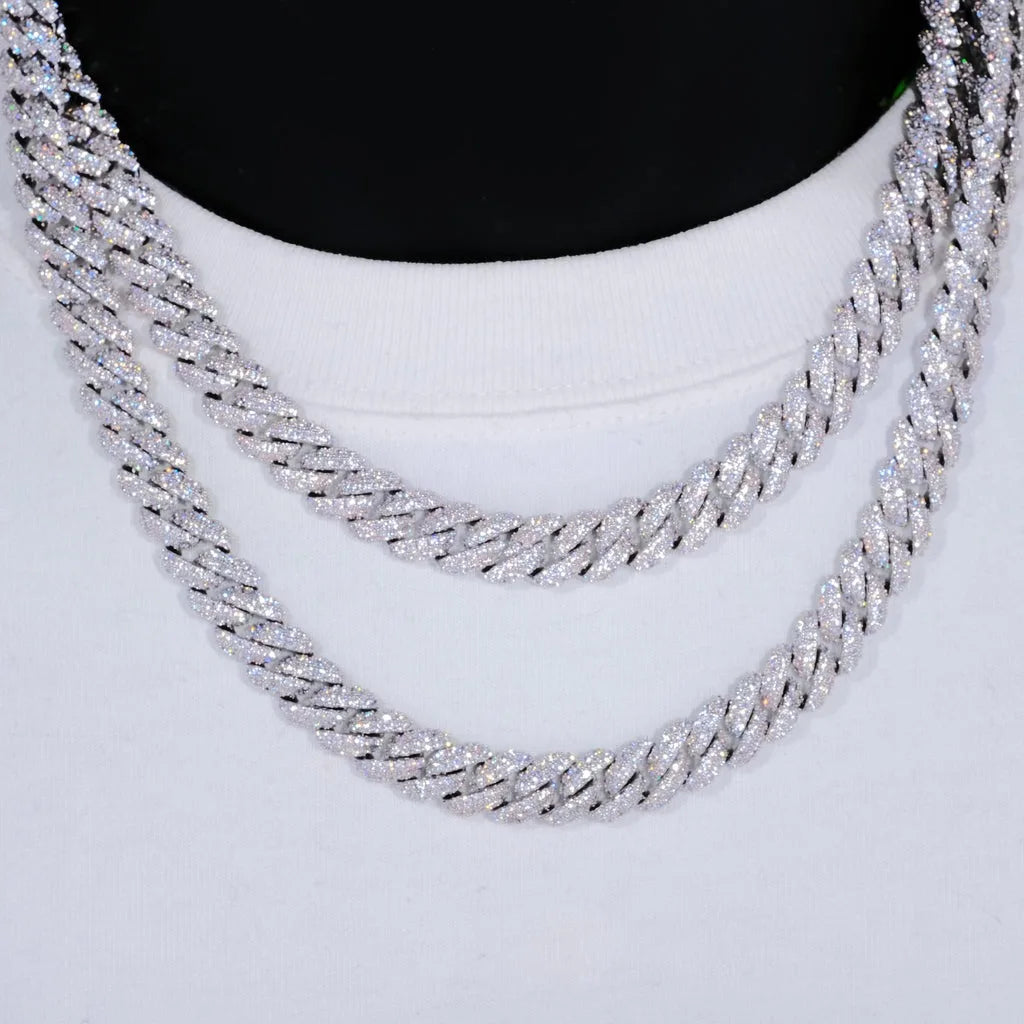 Collier & Bracelet Maille Royale – Finition Or 18K & Argent Rhodié